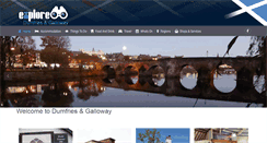 Desktop Screenshot of explore-dumfries-galloway.com
